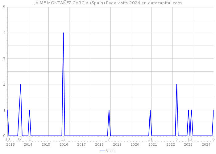 JAIME MONTAÑEZ GARCIA (Spain) Page visits 2024 