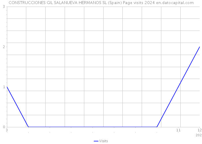 CONSTRUCCIONES GIL SALANUEVA HERMANOS SL (Spain) Page visits 2024 