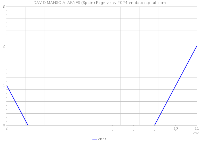DAVID MANSO ALARNES (Spain) Page visits 2024 