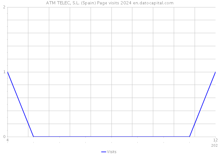  ATM TELEC, S.L. (Spain) Page visits 2024 