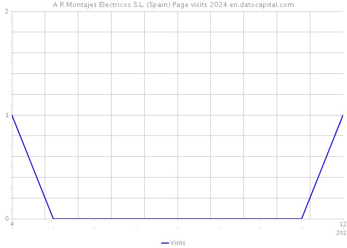 A R Montajes Electricos S.L. (Spain) Page visits 2024 