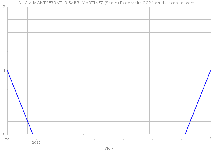 ALICIA MONTSERRAT IRISARRI MARTINEZ (Spain) Page visits 2024 