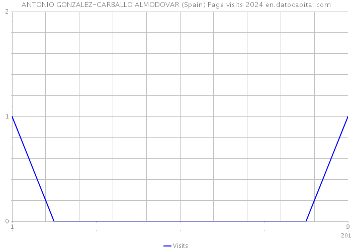 ANTONIO GONZALEZ-CARBALLO ALMODOVAR (Spain) Page visits 2024 
