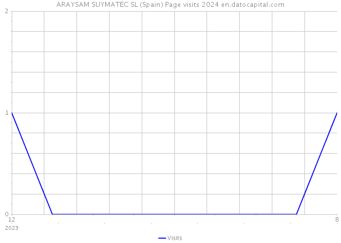 ARAYSAM SUYMATEC SL (Spain) Page visits 2024 