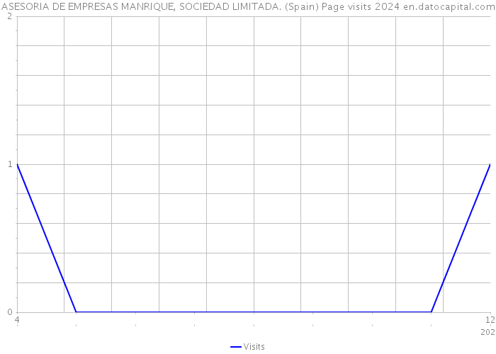 ASESORIA DE EMPRESAS MANRIQUE, SOCIEDAD LIMITADA. (Spain) Page visits 2024 