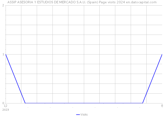 ASSIP ASESORIA Y ESTUDIOS DE MERCADO S.A.U. (Spain) Page visits 2024 