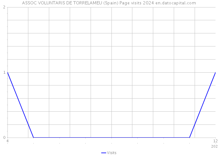 ASSOC VOLUNTARIS DE TORRELAMEU (Spain) Page visits 2024 