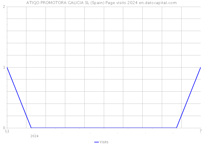 ATIQO PROMOTORA GALICIA SL (Spain) Page visits 2024 