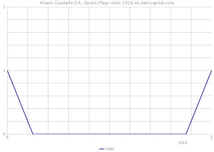 Alvaro Guadaña S.A. (Spain) Page visits 2024 