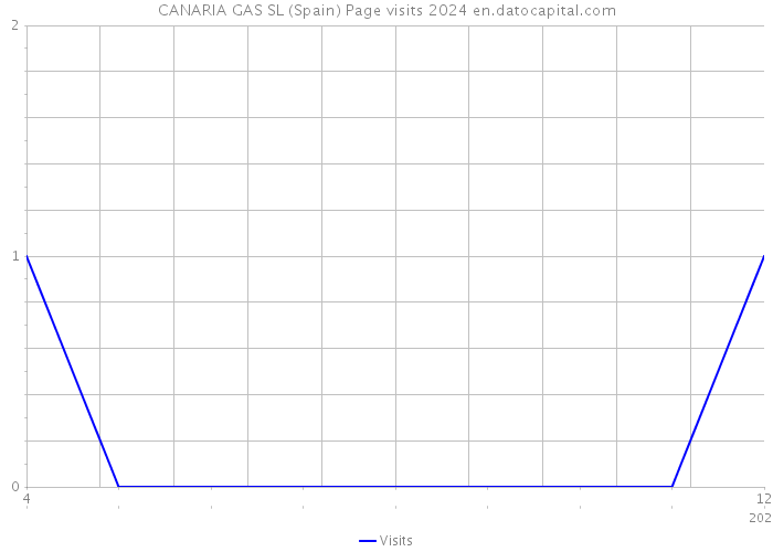 CANARIA GAS SL (Spain) Page visits 2024 