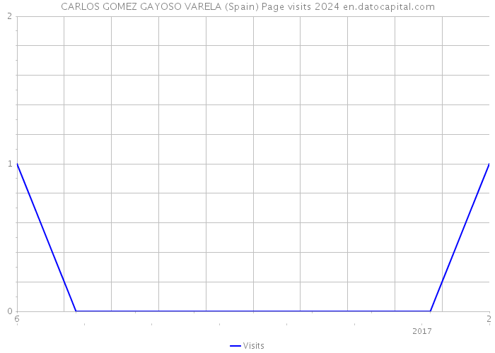 CARLOS GOMEZ GAYOSO VARELA (Spain) Page visits 2024 