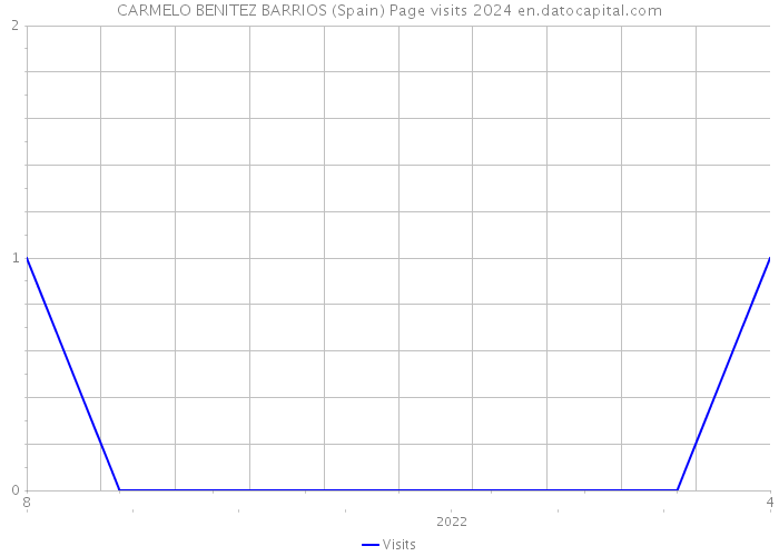 CARMELO BENITEZ BARRIOS (Spain) Page visits 2024 