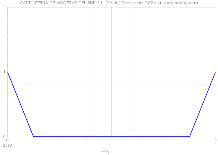 CARPINTERIA DE MADERAS DEL SUR S.L. (Spain) Page visits 2024 