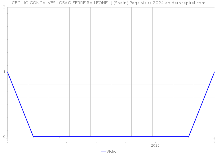 CECILIO GONCALVES LOBAO FERREIRA LEONEL J (Spain) Page visits 2024 
