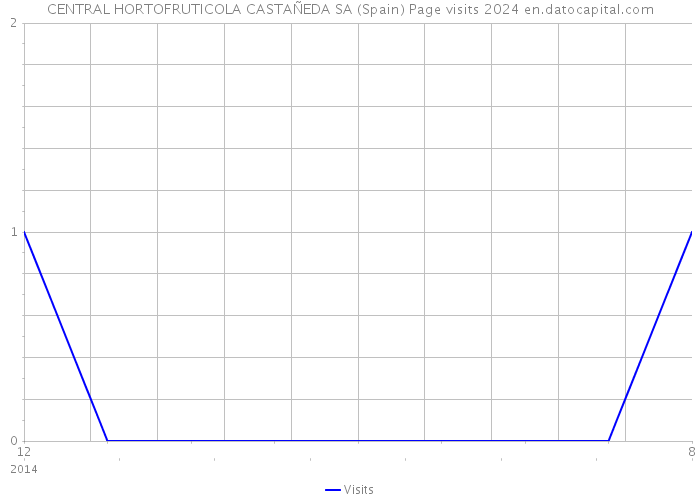 CENTRAL HORTOFRUTICOLA CASTAÑEDA SA (Spain) Page visits 2024 