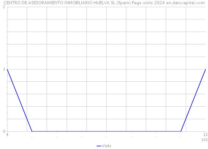 CENTRO DE ASESORAMIENTO INMOBILIARIO HUELVA SL (Spain) Page visits 2024 