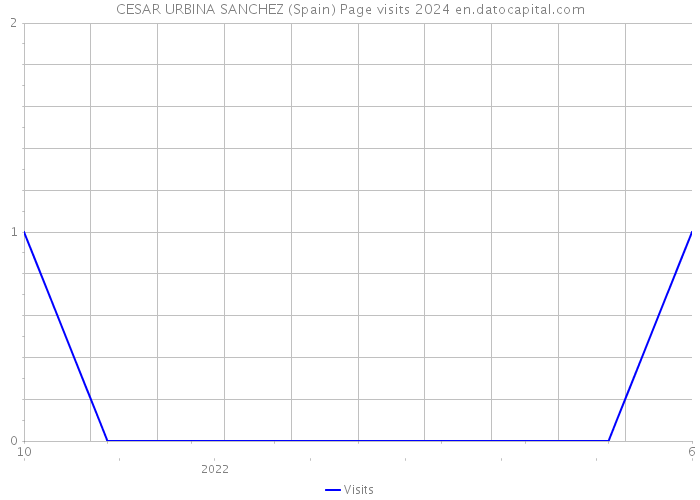 CESAR URBINA SANCHEZ (Spain) Page visits 2024 
