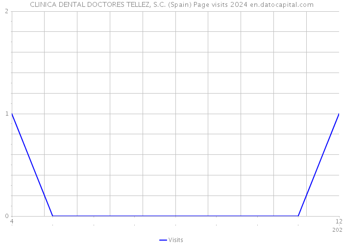 CLINICA DENTAL DOCTORES TELLEZ, S.C. (Spain) Page visits 2024 
