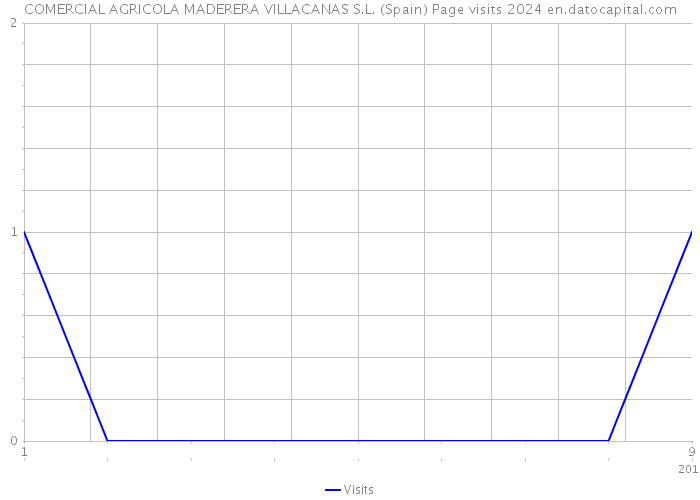 COMERCIAL AGRICOLA MADERERA VILLACANAS S.L. (Spain) Page visits 2024 