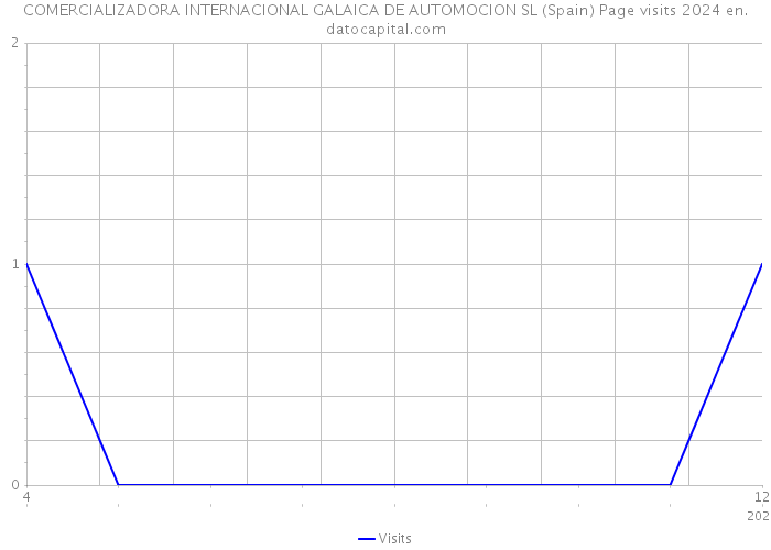 COMERCIALIZADORA INTERNACIONAL GALAICA DE AUTOMOCION SL (Spain) Page visits 2024 