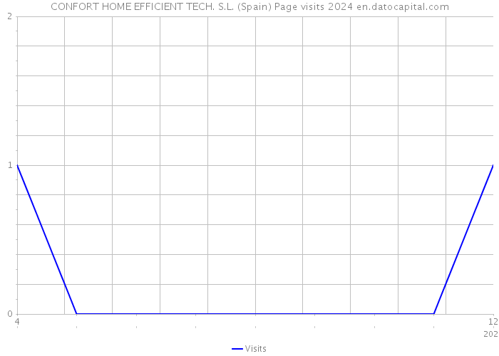 CONFORT HOME EFFICIENT TECH. S.L. (Spain) Page visits 2024 