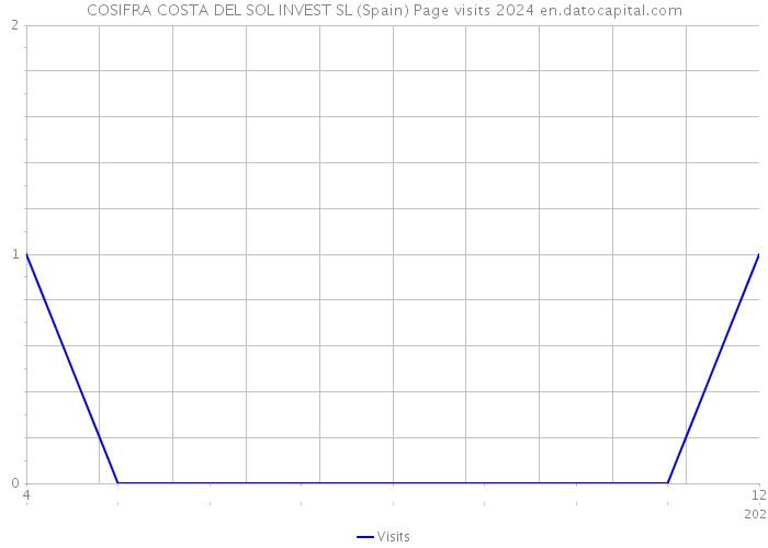 COSIFRA COSTA DEL SOL INVEST SL (Spain) Page visits 2024 