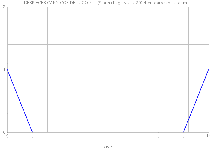 DESPIECES CARNICOS DE LUGO S.L. (Spain) Page visits 2024 