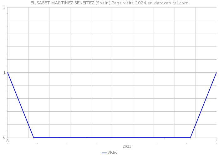 ELISABET MARTINEZ BENEITEZ (Spain) Page visits 2024 