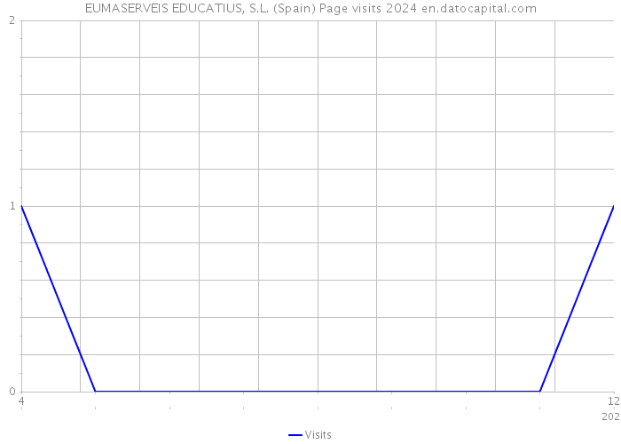 EUMASERVEIS EDUCATIUS, S.L. (Spain) Page visits 2024 