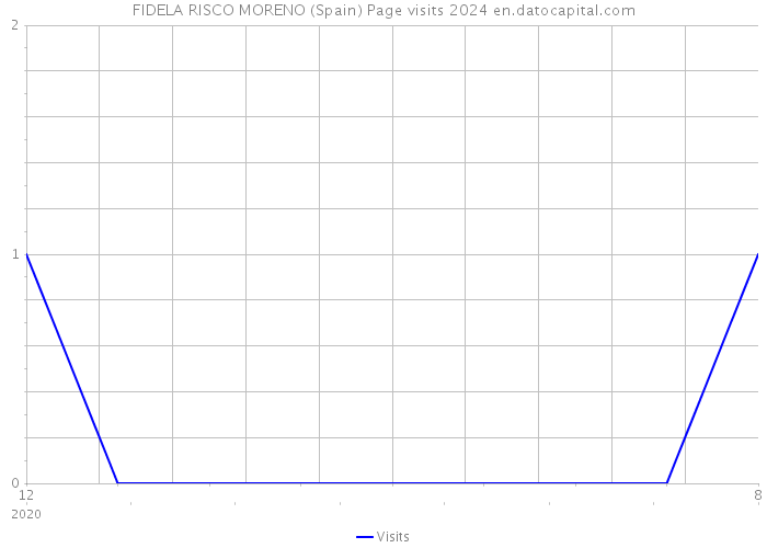 FIDELA RISCO MORENO (Spain) Page visits 2024 