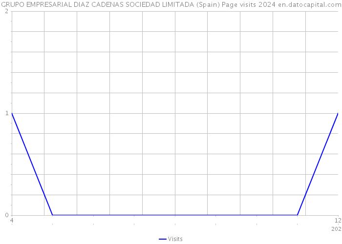 GRUPO EMPRESARIAL DIAZ CADENAS SOCIEDAD LIMITADA (Spain) Page visits 2024 