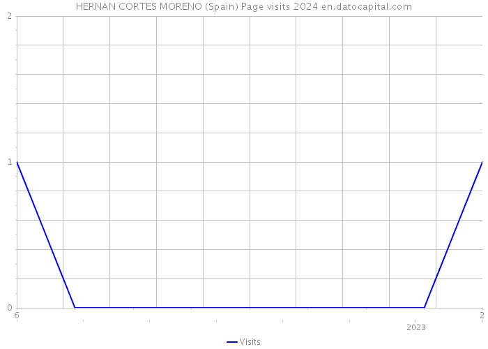 HERNAN CORTES MORENO (Spain) Page visits 2024 