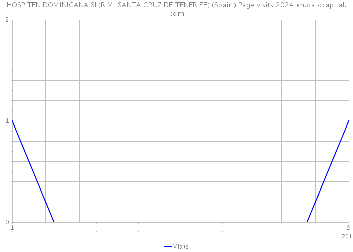 HOSPITEN DOMINICANA SL(R.M. SANTA CRUZ DE TENERIFE) (Spain) Page visits 2024 