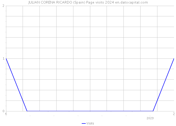 JULIAN CORENA RICARDO (Spain) Page visits 2024 