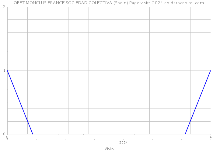 LLOBET MONCLUS FRANCE SOCIEDAD COLECTIVA (Spain) Page visits 2024 