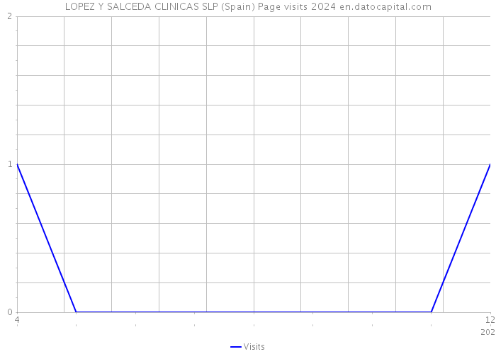 LOPEZ Y SALCEDA CLINICAS SLP (Spain) Page visits 2024 