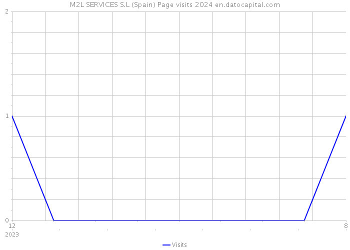 M2L SERVICES S.L (Spain) Page visits 2024 