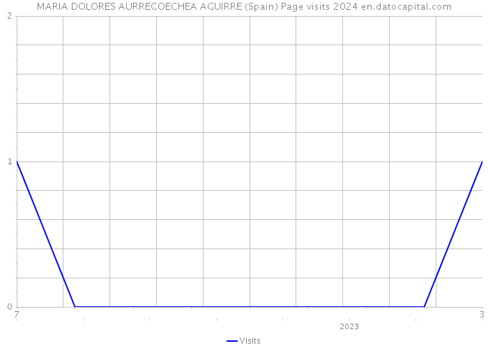 MARIA DOLORES AURRECOECHEA AGUIRRE (Spain) Page visits 2024 