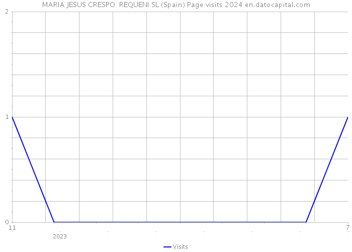 MARIA JESUS CRESPO REQUENI SL (Spain) Page visits 2024 