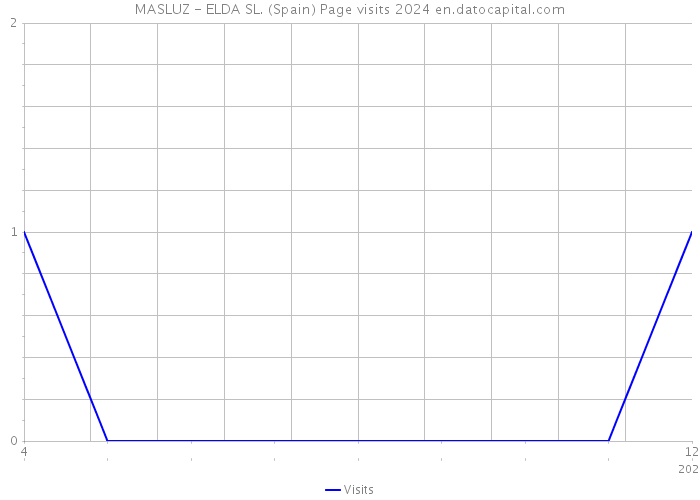 MASLUZ - ELDA SL. (Spain) Page visits 2024 