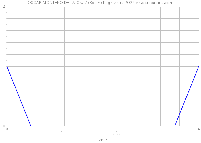 OSCAR MONTERO DE LA CRUZ (Spain) Page visits 2024 