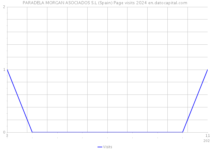 PARADELA MORGAN ASOCIADOS S.L (Spain) Page visits 2024 