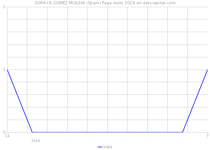 SORAYA GOMEZ MOLINA (Spain) Page visits 2024 