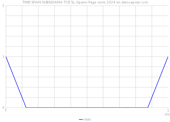 TIME SPAIN SUBSIDIARIA TCE SL (Spain) Page visits 2024 