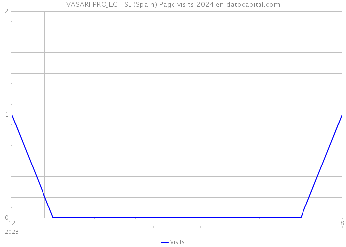 VASARI PROJECT SL (Spain) Page visits 2024 