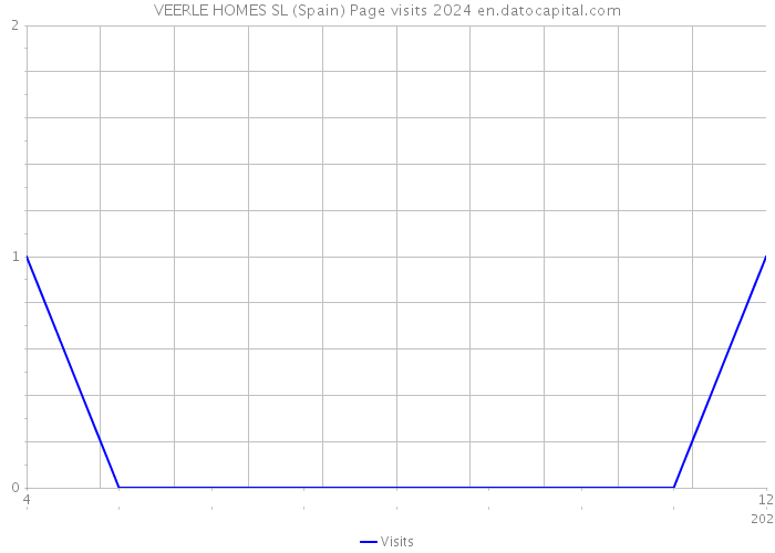 VEERLE HOMES SL (Spain) Page visits 2024 