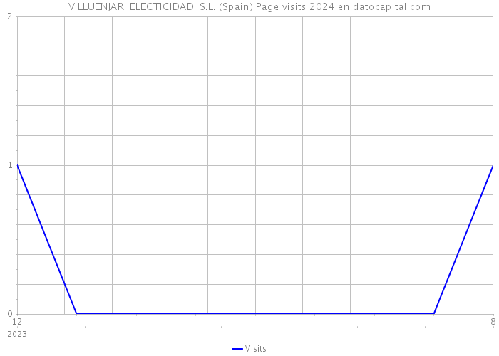 VILLUENJARI ELECTICIDAD S.L. (Spain) Page visits 2024 