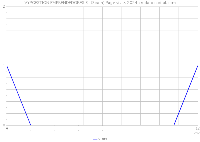 VYPGESTION EMPRENDEDORES SL (Spain) Page visits 2024 
