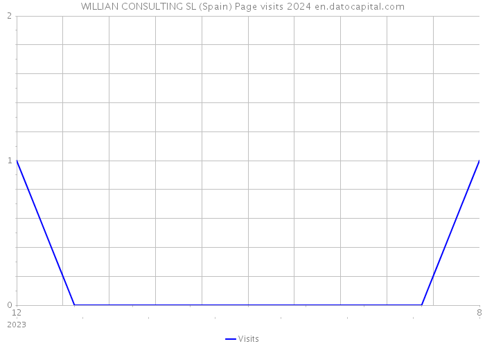 WILLIAN CONSULTING SL (Spain) Page visits 2024 