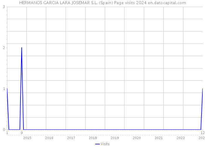 HERMANOS GARCIA LARA JOSEMAR S.L. (Spain) Page visits 2024 